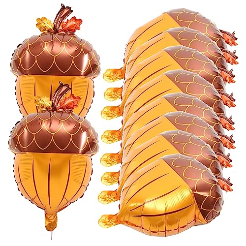 QUMIIRITY 10 Stück Ballon Aus Aluminiumfolie Luftballons Aus Metall Eichel Ballons Ballon Glänzen Ballongirlande Zahlenballons Wasserballons Schnell Füllen Gänseblümchen Ballons Neon QUMIIRITY 10 Stück Ballon Aus Aluminiumfolie Luftballons Aus Metall Eichel Ballons Ballon Glänzen Ballongirlande Zahlenballons Wasserballons Schnell Füllen Gänseblümchen Ballons Neon von QUMIIRITY