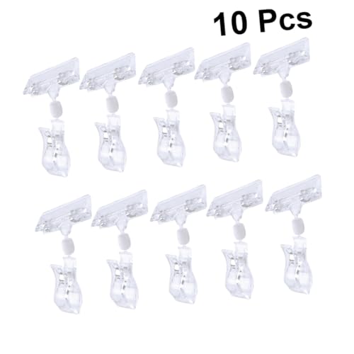 QUMIIRITY 10 Stück Förmige Preisschildhalter Clips Transparent Doppelseitige Etikettenhalter für Regale und Tische Praktische und Klare Anzeige für Einzelhandel und Geschäfte QUMIIRITY 10 Stück Förmige Preisschildhalter Clips Transparent Doppelseitige Etikettenhalter für Regale und Tische Praktische und Klare Anzeige für Einzelhandel und Geschäfte von QUMIIRITY