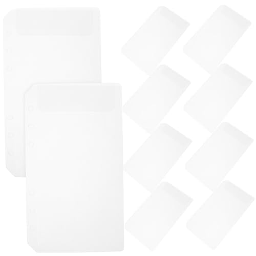 QUMIIRITY 10 Stück Teiliges Binder Aufbewahrungstaschen Wasserdichte Loseblatt Taschen mit Klarem Sichtfenster für Büro Zuhause und Reise Langlebiger Dokumentenorganizer für Kontoauszüge QUMIIRITY 10 Stück Teiliges Binder Aufbewahrungstaschen Wasserdichte Loseblatt Taschen mit Klarem Sichtfenster für Büro Zuhause und Reise Langlebiger Dokumentenorganizer für Kontoauszüge von QUMIIRITY