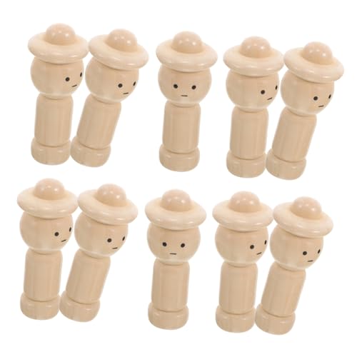 QUMIIRITY 10 Stück kleine Holzpuppe holzspielzeug Unvollendete Holzpuppen Holzfiguren für Peg-Puppen Anbindung unvollendete Peg-Leute holzhandwerk selber machen hölzern QUMIIRITY 10 Stück kleine Holzpuppe holzspielzeug Unvollendete Holzpuppen Holzfiguren für Peg-Puppen Anbindung unvollendete Peg-Leute holzhandwerk selber machen hölzern von QUMIIRITY