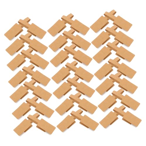 QUMIIRITY 100 Blatt Quadratische Kraftpapier Preisschilder Schmuck Anhänger Selbstklebend Blanko Etiketten zum Beschriften für Ringe Waren Display Tags von QUMIIRITY