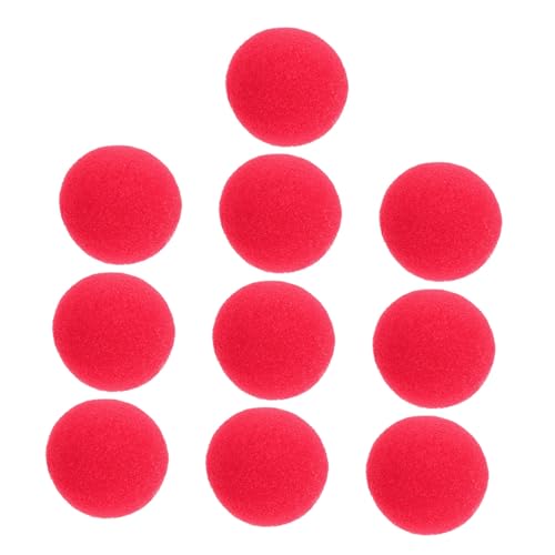 QUMIIRITY 10Stücke Rote Clown Lustige Kostüm Requisiten für Cosplay und Partys Karneval Halloween und Mottopartys Leicht und Angenehm von QUMIIRITY
