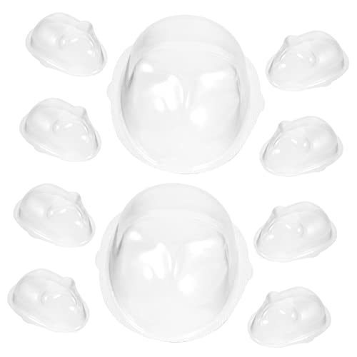 QUMIIRITY 10stücke Transparent Puppenmasken Für Bastelbedarf Gesichtsbedeckungen Für Spielzeugorganisation Und Präsentation QUMIIRITY 10stücke Transparent Puppenmasken Für Bastelbedarf Gesichtsbedeckungen Für Spielzeugorganisation Und Präsentation von QUMIIRITY