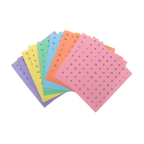 QUMIIRITY 12 Blatt Bunte Alphabet und Zahlenaufkleber Selbstklebend DIY Buchstaben Sticker für Scrapbooking Notizbücher und Kreative Bastelprojekte Leicht Abziehbar Vielseitig Einsetzbar QUMIIRITY 12 Blatt Bunte Alphabet und Zahlenaufkleber Selbstklebend DIY Buchstaben Sticker für Scrapbooking Notizbücher und Kreative Bastelprojekte Leicht Abziehbar Vielseitig Einsetzbar von QUMIIRITY