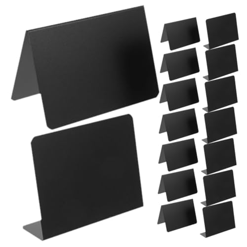 QUMIIRITY 12 Stück Teiliges Mini Tafelschild aus Abwischbarem Material Schreibtafel für Hochzeiten Partys Tischnummern und Kreative Botschaften für Event von QUMIIRITY