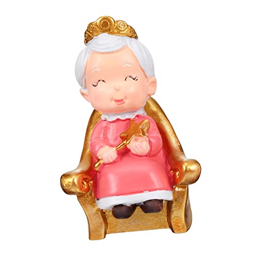 QUMIIRITY 1stück Resin Cake Topper Für Hochzeiten Und Jubiläen Niedliche Großeltern Figur Als Tischdeko Für Valentinstag Und Geburtstagsfeiern Handgemachte -landschaft Deko von QUMIIRITY
