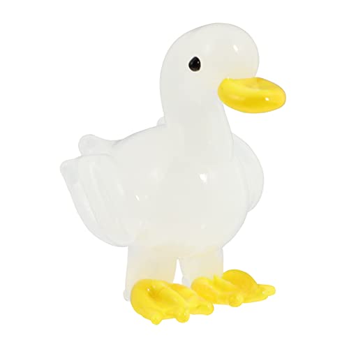 QUMIIRITY 1stück Weißes Gänse-Design Glas Ornament Für Desktop Kreatives Tier- Aus Hochwertigem Glas Glashandwerk Für Wohn Und Büroschmuck QUMIIRITY 1stück Weißes Gänse-Design Glas Ornament Für Desktop Kreatives Tier- Aus Hochwertigem Glas Glashandwerk Für Wohn Und Büroschmuck von QUMIIRITY