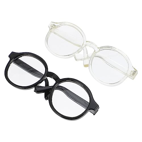 QUMIIRITY 2 Stück Mini Puppen Sonnenbrille Schicke Leichte Brillen für Puppen Schwarz Transparent Zubehör für Puppenmode QUMIIRITY 2 Stück Mini Puppen Sonnenbrille Schicke Leichte Brillen für Puppen Schwarz Transparent Zubehör für Puppenmode von QUMIIRITY