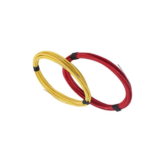 QUMIIRITY 2 Stück Teiliges Gitarren Pickup Kabel Vintage Stil Awg Vorverzinntes Stoffummanteltes Litzenkabel Push Back für Einfache Verdrahtung und Löten bei Gitarren Elektronik QUMIIRITY 2 Stück Teiliges Gitarren Pickup Kabel Vintage Stil Awg Vorverzinntes Stoffummanteltes Litzenkabel Push Back für Einfache Verdrahtung und Löten bei Gitarren Elektronik von QUMIIRITY