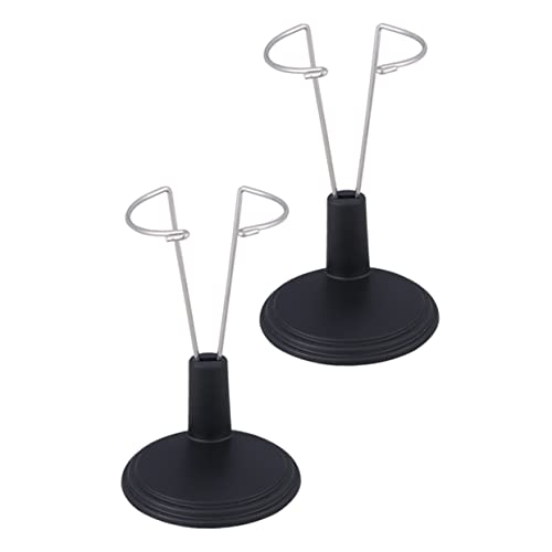 QUMIIRITY 2 Stück kreativer Puppenständer Plüschtier Stützständer für Actionfiguren-Puppen Mini doll Accessories Puppen Accessoires Lagerregal tragbarer Puppenständer Black QUMIIRITY 2 Stück kreativer Puppenständer Plüschtier Stützständer für Actionfiguren-Puppen Mini doll Accessories Puppen Accessoires Lagerregal tragbarer Puppenständer Black von QUMIIRITY