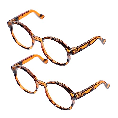 QUMIIRITY 2stücke Puppenbrille Mit Leopardenmuster Dekorative Transparente Brillen Für Puppen Und Fotografie-Requisiten Modische Accessoires Für Sammler QUMIIRITY 2stücke Puppenbrille Mit Leopardenmuster Dekorative Transparente Brillen Für Puppen Und Fotografie-Requisiten Modische Accessoires Für Sammler von QUMIIRITY
