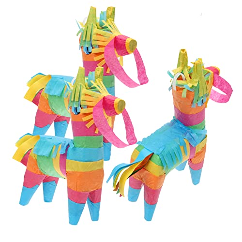 QUMIIRITY 3 Stück Mexikanische Piñata wandverkleidung wand polsterung dekoration party suprise bescherung Pinata- aus Papier Festival-Pinata- Fiesta-Dekoration Kinderpinata von QUMIIRITY