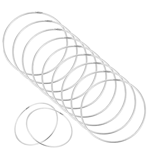 QUMIIRITY 30 Stück Leerem Eisenring stapelbar DIY-Ring Bastelringe aus Stahl Traumfängerringe Erwachsene runde Ringe zum Basteln Metall Ring Ringrohlinge Webzubehör Silver QUMIIRITY 30 Stück Leerem Eisenring stapelbar DIY-Ring Bastelringe aus Stahl Traumfängerringe Erwachsene runde Ringe zum Basteln Metall Ring Ringrohlinge Webzubehör Silver von QUMIIRITY