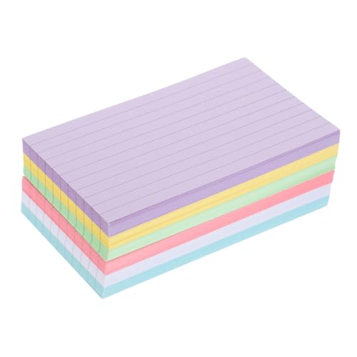 QUMIIRITY 300 Blatt Bunte Indexkarten Papier Farben Lernkarten Notizkarten für Büro Schule Meeting Notebooks Vokabelkarten Beschriften und Organisieren QUMIIRITY 300 Blatt Bunte Indexkarten Papier Farben Lernkarten Notizkarten für Büro Schule Meeting Notebooks Vokabelkarten Beschriften und Organisieren von QUMIIRITY