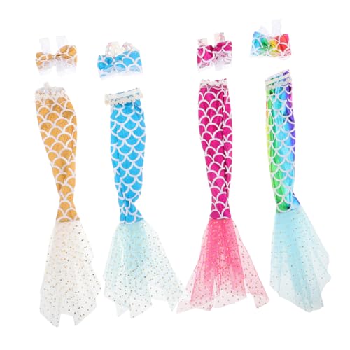 QUMIIRITY 4 Sätze Babypuppenkleidung Prinzessinnen-puppenkleidung Meerjungfrau Kleidung Meerjungfrau Puppenkostüm Kleid Für Puppen Glitzerndes Meerjungfrauenkleid Puppenhauszubehör Stoff QUMIIRITY 4 Sätze Babypuppenkleidung Prinzessinnen-puppenkleidung Meerjungfrau Kleidung Meerjungfrau Puppenkostüm Kleid Für Puppen Glitzerndes Meerjungfrauenkleid Puppenhauszubehör Stoff von QUMIIRITY