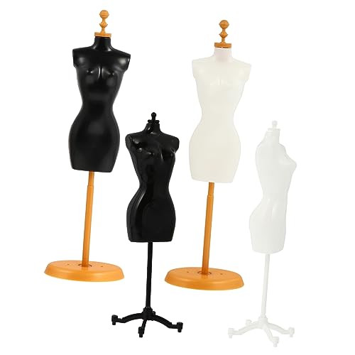 QUMIIRITY 4 Stück Mini Puppenständer Verstellbare Mannequin Modelle für Puppenbekleidung Zubehör für Puppenhäuser und Kreative DIY Projekte QUMIIRITY 4 Stück Mini Puppenständer Verstellbare Mannequin Modelle für Puppenbekleidung Zubehör für Puppenhäuser und Kreative DIY Projekte von QUMIIRITY