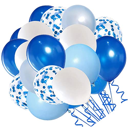 QUMIIRITY 50 Stück Blauer Ballonanzug Partyballons Latexballons Konfetti-luftballons Geburtstag Luftballons Weihnachtsdekorationen Punktballons Festivaldekorationen Emulsion QUMIIRITY 50 Stück Blauer Ballonanzug Partyballons Latexballons Konfetti-luftballons Geburtstag Luftballons Weihnachtsdekorationen Punktballons Festivaldekorationen Emulsion von QUMIIRITY