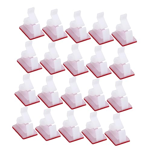 QUMIIRITY 50Stücke Selbstklebende Kabelclips Doppelseitige Klemmen für Kabelmanagement Verstellbare Clips Weiß für Zuhause Büro zur Organisation von Kabeln QUMIIRITY 50Stücke Selbstklebende Kabelclips Doppelseitige Klemmen für Kabelmanagement Verstellbare Clips Weiß für Zuhause Büro zur Organisation von Kabeln von QUMIIRITY