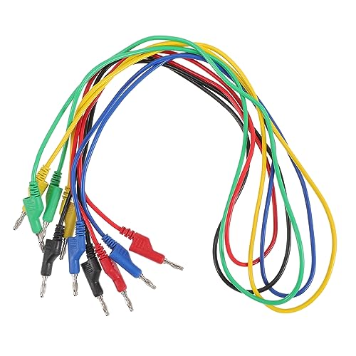 QUMIIRITY 5Stücke Teiliges Multimeter Leitungsset mit Bananenstecker und Alligator Klemmen Hochwertige Testsonden für Präzise Elektronikprüfungen für Messgeräte und Spannungsprüfer QUMIIRITY 5Stücke Teiliges Multimeter Leitungsset mit Bananenstecker und Alligator Klemmen Hochwertige Testsonden für Präzise Elektronikprüfungen für Messgeräte und Spannungsprüfer von QUMIIRITY