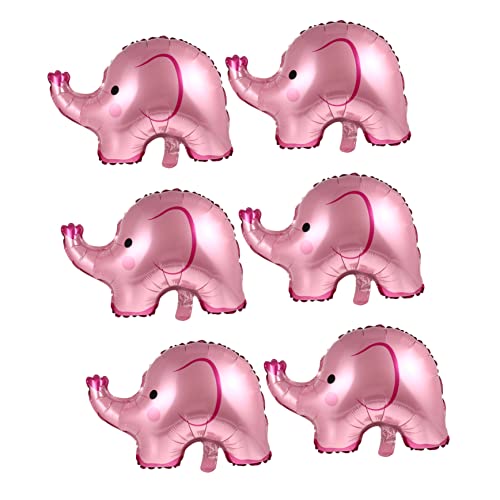 QUMIIRITY 6 Stück Elefant Aluminiumfolienballon Partyballons Glücklich Dekoration Geburtstagsfeier Elefantenballon Geburtstag Luftballons Partygeschenk Folienballons Partyzubehör Rosa QUMIIRITY 6 Stück Elefant Aluminiumfolienballon Partyballons Glücklich Dekoration Geburtstagsfeier Elefantenballon Geburtstag Luftballons Partygeschenk Folienballons Partyzubehör Rosa von QUMIIRITY