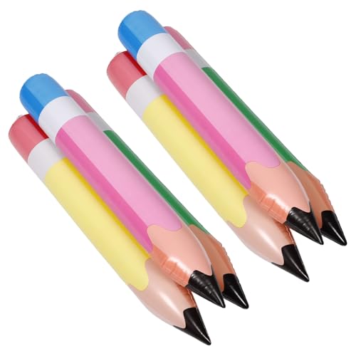 QUMIIRITY 6 Stück Riesige Aufblasbare Bleistifte Bunte Schulanfang Deko für Klassenzimmer und Partys PVC Bleistiftballons Gelb und Grün Kreative Schulrequisiten QUMIIRITY 6 Stück Riesige Aufblasbare Bleistifte Bunte Schulanfang Deko für Klassenzimmer und Partys PVC Bleistiftballons Gelb und Grün Kreative Schulrequisiten von QUMIIRITY