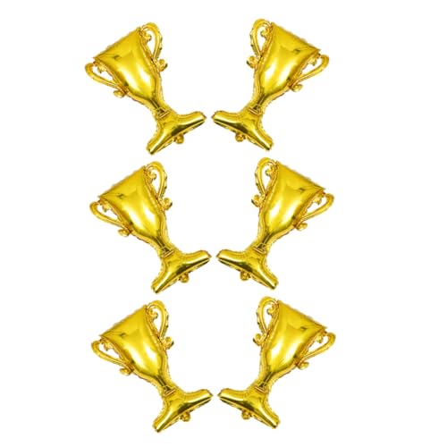 QUMIIRITY 6 Stücke Gold Trophäe Aluminium Folie Ballon 2358 Zoll Aufblasbare Trophäe Graduierung Ballons Für Graduierung Party Dekorationen von QUMIIRITY