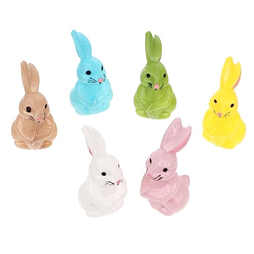 QUMIIRITY 6St Osterdekorationen für kinderspielzeug spielsachen osterngeschenk osterpräsente Ornamente Hase Ostern tierverzierung Festival-Tierdekoration Plastik QUMIIRITY 6St Osterdekorationen für kinderspielzeug spielsachen osterngeschenk osterpräsente Ornamente Hase Ostern tierverzierung Festival-Tierdekoration Plastik von QUMIIRITY