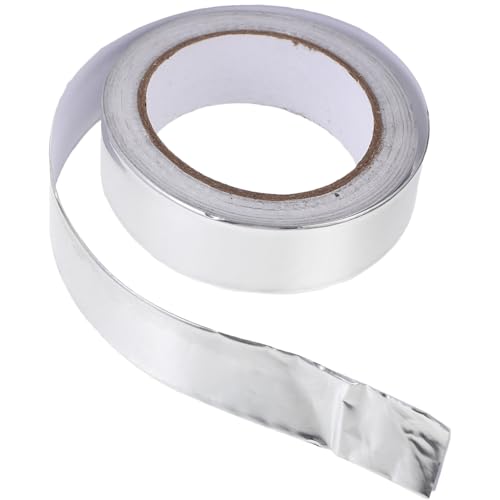 QUMIIRITY Aluminium Klebeband mit Leitfähigem Kleber Hitzebeständiges Aluminiumfolienband für Isolierung und Abdichtung für Fußbodenheizung Einfache Anwendung Robust und Langlebig von QUMIIRITY