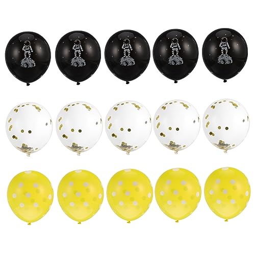 QUMIIRITY Astronauten Latex Ballons Für Geburtstagsfeiern Raumfahrt Ballons Punkten Und Glitzer Für Partydekoration Und Foto Requisiten von QUMIIRITY