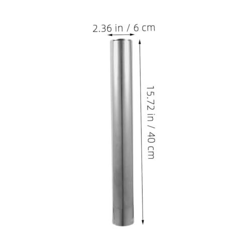 QUMIIRITY Edelstahl Schornsteinverlängerung für Holzofen Camping Ofenrohr Rauchrohr Flue Pipe Winddicht Zuverlässig Leicht Transportierbar für Outdoor Holzherd Rauchabzug von QUMIIRITY