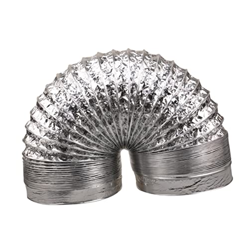QUMIIRITY Hochtemperaturbeständiger Aluminium Folien Lüftungsschlauch Flexibler Abluftschlauch für Hvac Feuerfeste Doppellagige Verstärkte Belüftungsrohr für Trockner Badezimmer Gewächshaus QUMIIRITY Hochtemperaturbeständiger Aluminium Folien Lüftungsschlauch Flexibler Abluftschlauch für Hvac Feuerfeste Doppellagige Verstärkte Belüftungsrohr für Trockner Badezimmer Gewächshaus von QUMIIRITY