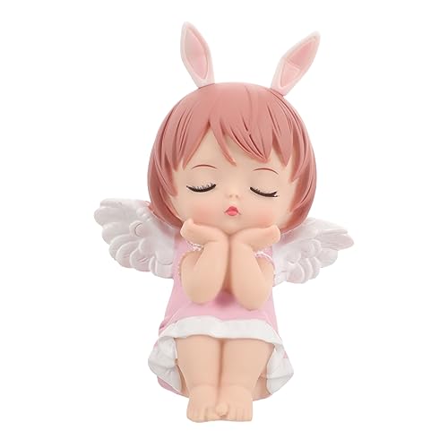 QUMIIRITY Kartenengel Kuchendekoration Cartoon Angel Cake Topper für Kindergeburtstagsfeiern Entzückendes Party für Torten und Desserts aus Sicherem Material Gefertigt von QUMIIRITY