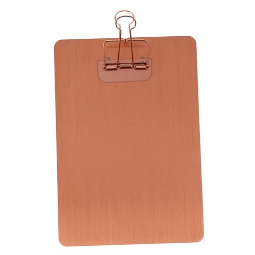 QUMIIRITY Klemmbrett Schreibbrett Leichtes Robustes Paper Holder Clipboard für Büro Schule Lehrer Studenten Medizinisches Personal Rosa Gold QUMIIRITY Klemmbrett Schreibbrett Leichtes Robustes Paper Holder Clipboard für Büro Schule Lehrer Studenten Medizinisches Personal Rosa Gold von QUMIIRITY