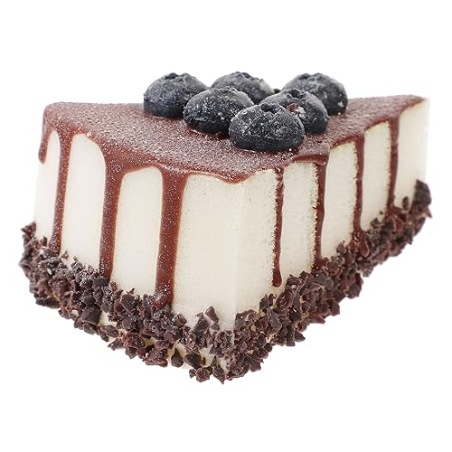 QUMIIRITY Künstliches Dessert Modell Lebensechte Kuchen Dekoration für Bäckerei Displays Foto Requisite für Hochzeiten und Partys Transportabel für Zuhause von QUMIIRITY