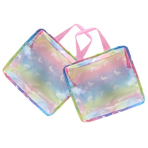 QUMIIRITY Mini-Handtasche Für Puppen 18 Zoll Puppenzubehör Aufbewahrungstasche Spiegel Kleidung Und Spielzeug von QUMIIRITY