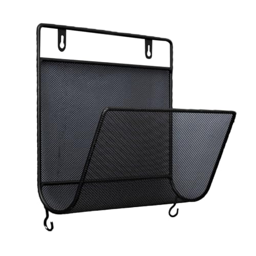 QUMIIRITY Nordischer Wand magazinhalter aus Robustem Eisen mit Gebogenem Drahtgitter Praktischem Aufbewahrungshaken Platzsparend und Rostfrei für Wohnzimmer Büro und Schwarze QUMIIRITY Nordischer Wand magazinhalter aus Robustem Eisen mit Gebogenem Drahtgitter Praktischem Aufbewahrungshaken Platzsparend und Rostfrei für Wohnzimmer Büro und Schwarze von QUMIIRITY
