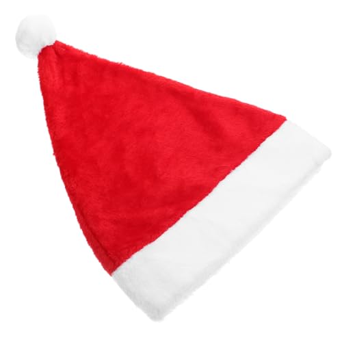 QUMIIRITY Weihnachtsparty-hut Weihnachtsmütze Rot Plüsch Weihnachtsdekoration Unisex Weihnachtsmütze Party-kostüm Requisite QUMIIRITY Weihnachtsparty-hut Weihnachtsmütze Rot Plüsch Weihnachtsdekoration Unisex Weihnachtsmütze Party-kostüm Requisite von QUMIIRITY