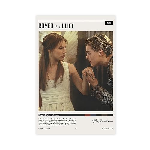 QUNAN Filmposter Romeo und Julia auf Leinwand, ungerahmt, 30 x 45 cm QUNAN Filmposter Romeo und Julia auf Leinwand, ungerahmt, 30 x 45 cm von QUNAN