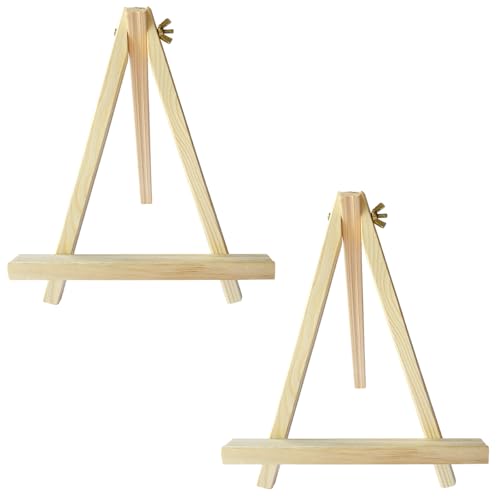 QUNXON Tischstaffelei Holz, 2 Stück Staffelei Tisch 18 X 24CM, Staffelei Klein, MiniStaffelei, StaffeleiHolz Klappbar Tischstaffelei Kinder für Gemälde, Kinder Kunst, Handwerk, Fotos QUNXON Tischstaffelei Holz, 2 Stück Staffelei Tisch 18 X 24CM, Staffelei Klein, MiniStaffelei, StaffeleiHolz Klappbar Tischstaffelei Kinder für Gemälde, Kinder Kunst, Handwerk, Fotos von QUNXON