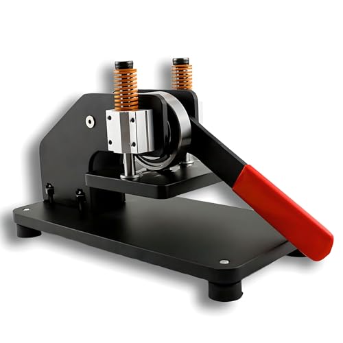 Manuelle Leder Sterblichkeitsschneidemaschine, Lederhandbuch Pressemaschine Mit Mattenplat, Steichchenhöhe 23,8 Mm, Plattengröße 10x 10 Cm, Ledercraft Diy Werkzeug Für Leder, Stoff, Aufkleber Manuelle Leder Sterblichkeitsschneidemaschine, Lederhandbuch Pressemaschine Mit Mattenplat, Steichchenhöhe 23,8 Mm, Plattengröße 10x 10 Cm, Ledercraft Diy Werkzeug Für Leder, Stoff, Aufkleber von QUTBAG
