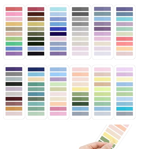 QUTHZZHY 2400 Stück Haftnotizen, Transparent Haftstreifen Sticky Notes, Seitenmarker Selbstklebend, Bunt Notizzettel, Haftnotizen zum Markieren und Hervorheben von Seiten, für Büro Schule QUTHZZHY 2400 Stück Haftnotizen, Transparent Haftstreifen Sticky Notes, Seitenmarker Selbstklebend, Bunt Notizzettel, Haftnotizen zum Markieren und Hervorheben von Seiten, für Büro Schule von QUTHZZHY