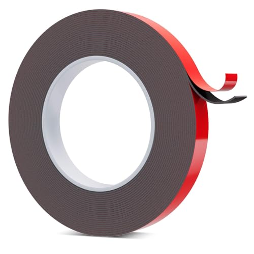 QUTIASE Doppelseitiges Klebeband Extra Stark, Doppelklebeband 15mm Breit / 8m Länge, Wasserfest Multifunktionales Montageklebeband Klebestreifen, für Auto kfz, Wand, Wohn Möbel, LED-Streifen QUTIASE Doppelseitiges Klebeband Extra Stark, Doppelklebeband 15mm Breit / 8m Länge, Wasserfest Multifunktionales Montageklebeband Klebestreifen, für Auto kfz, Wand, Wohn Möbel, LED-Streifen von QUTIASE