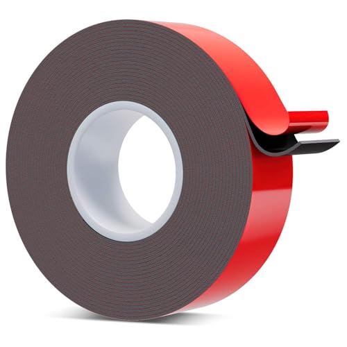 QUTIASE Doppelseitiges Klebeband Extra Stark, Doppelklebeband 25mm Breit / 5m Länge, Wasserfest Multifunktionales Montageklebeband Klebestreifen, für Auto kfz, Wand, Wohn Möbel, LED-Streifen QUTIASE Doppelseitiges Klebeband Extra Stark, Doppelklebeband 25mm Breit / 5m Länge, Wasserfest Multifunktionales Montageklebeband Klebestreifen, für Auto kfz, Wand, Wohn Möbel, LED-Streifen von QUTIASE