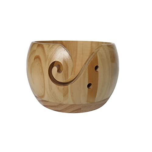 QUUA Garnschalen Aus Holz - Garnschale Für Wolle | Wollschale Mit Geschnitzten Löchern, Handgemachte Garnhalter Für Strick- Und Häkelschüsseln, Wollschale Garnschale - 14cm QUUA Garnschalen Aus Holz - Garnschale Für Wolle | Wollschale Mit Geschnitzten Löchern, Handgemachte Garnhalter Für Strick- Und Häkelschüsseln, Wollschale Garnschale - 14cm von QUUA