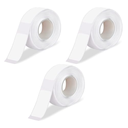 3 Bände wasserdichtes Etikett-Maschine Klebeband Kleidung Etikett thermische Etiketten DIY Etiketten Drucker Etiketten Name Preis Haltbarkeit Klassifizierung (weiß) von QUUPY