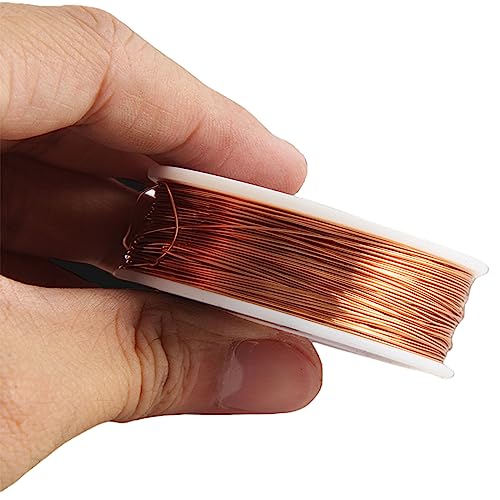 Hochreiner Kupferdraht, 1 m – weicher und flexibler Draht for Basteln, Bildhauern und for elektrische Anwendungen(4mm) von QUVUOAIHK
