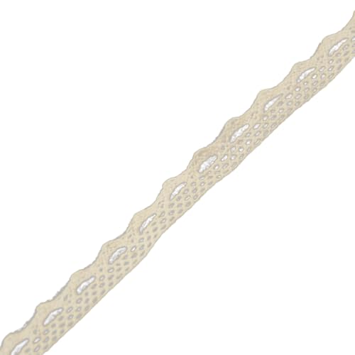 QUXVUIS 1 Rolle Spitzenband Geschmeidige Exquisite Baumwolle Charmantes Stilvolles Tragbares Nähzubehör Gut aussehender Spitzenbesatz, Typ4 von QUXVUIS