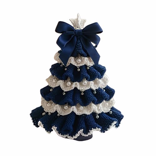 QUXVUIS DIY Weihnachtshäkelset, handgemachte Weihnachtsdekoration, Weihnachtshäkelnadeln für Anfänger, Anleitung für Weihnachtsgeschenke, Dunkelblau QUXVUIS DIY Weihnachtshäkelset, handgemachte Weihnachtsdekoration, Weihnachtshäkelnadeln für Anfänger, Anleitung für Weihnachtsgeschenke, Dunkelblau von QUXVUIS
