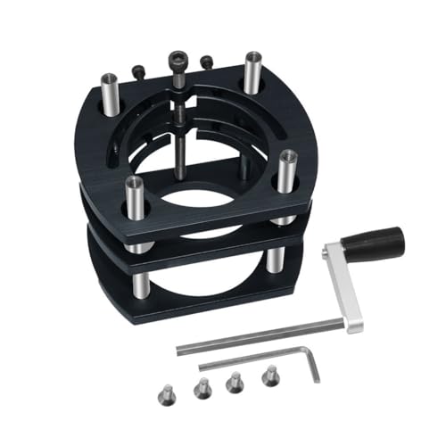 QUXVUIS Router Lift Tisch Basis Aluminium Legierung Fräsen Platte Bord Hand Kurbel Guide Werkzeuge Holzbearbeitung Arbeit Trimmen Bank, Schwarz QUXVUIS Router Lift Tisch Basis Aluminium Legierung Fräsen Platte Bord Hand Kurbel Guide Werkzeuge Holzbearbeitung Arbeit Trimmen Bank, Schwarz von QUXVUIS