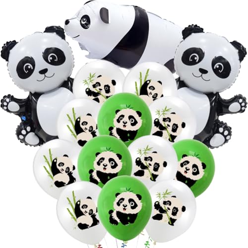 15 Stück Panda Luftballons, Folienballon Panda, XXL Luftballon Panda Walking, Panda Ballon für Geburtstags Festival Party Dekoration Geschenk, Safari Tiere Thema Party 15 Stück Panda Luftballons, Folienballon Panda, XXL Luftballon Panda Walking, Panda Ballon für Geburtstags Festival Party Dekoration Geschenk, Safari Tiere Thema Party von QWEPU